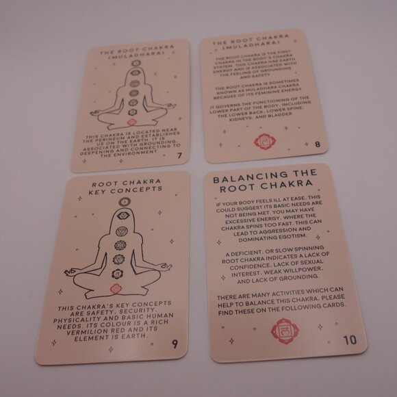 Set of 100 Chakra Cards-Channel More Confidence Creativity and Joy In Your Life - Picture 10 of 13